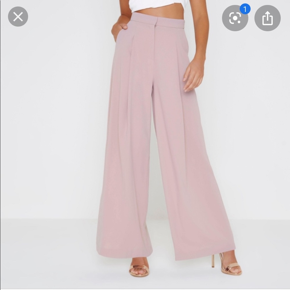 Nasty Gal De Philo Casual Wide Leg Pant